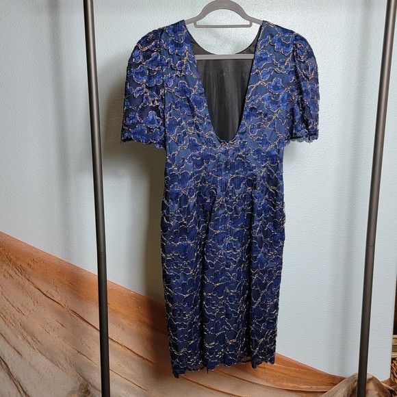 Vintage LESLIE FAY Evenings 90s Formal Cocktail Dress 6 - Picture 10 of 10